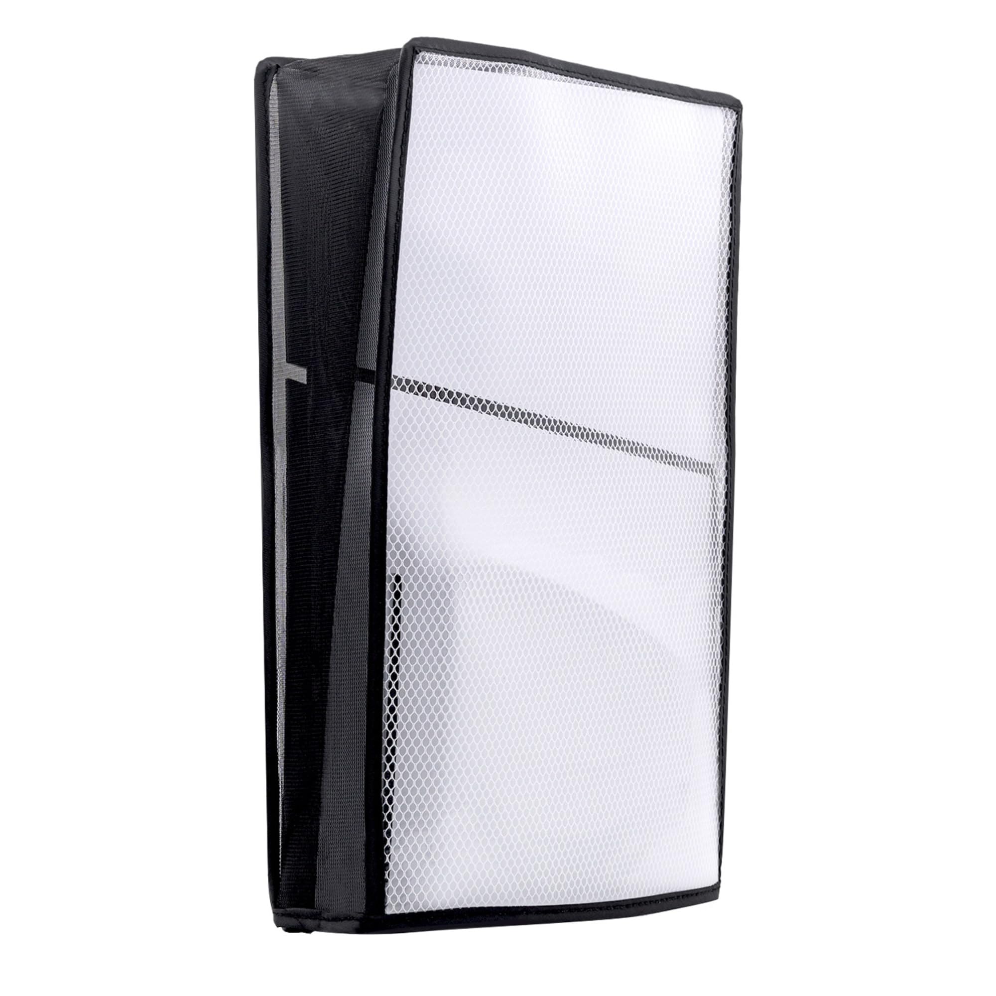 

Mcbazel New PS5 Slim Dust Protective Scratch Easy to Put on and Take Stain Easy to Compatible with PS5 Slim Not Compatible with PS5 Pro Clear Cover, чистий