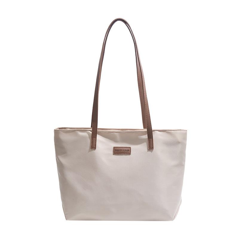 Large Capacity Commuting Bag for Women New Casual Carry-on Shopping Bag Shoulder Bag College Student Class Tote Bag