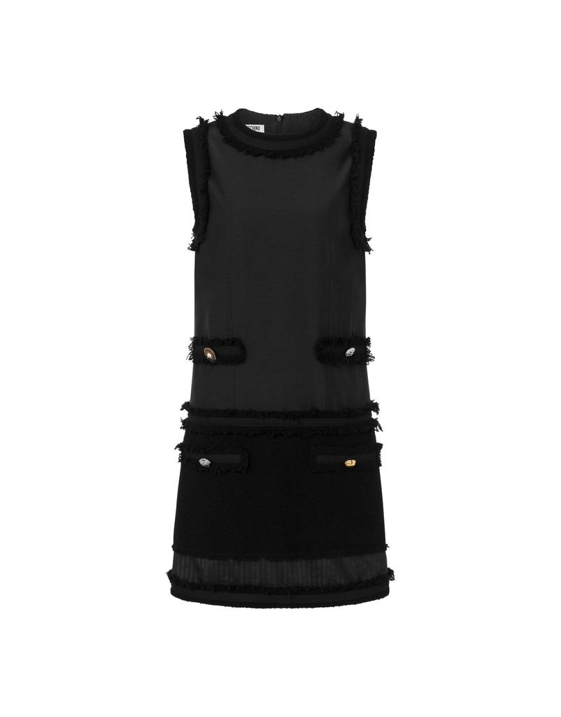 Moschino Stretch Boucle Dress