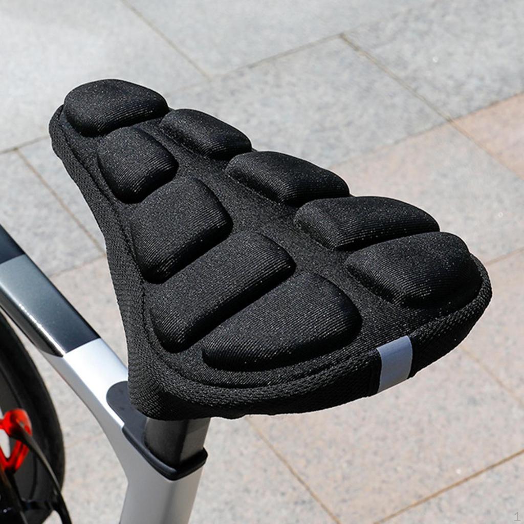 Bicycle Cushion, Bike Saddle, Shock Absorber Non Slip Breathable Seat Cover for