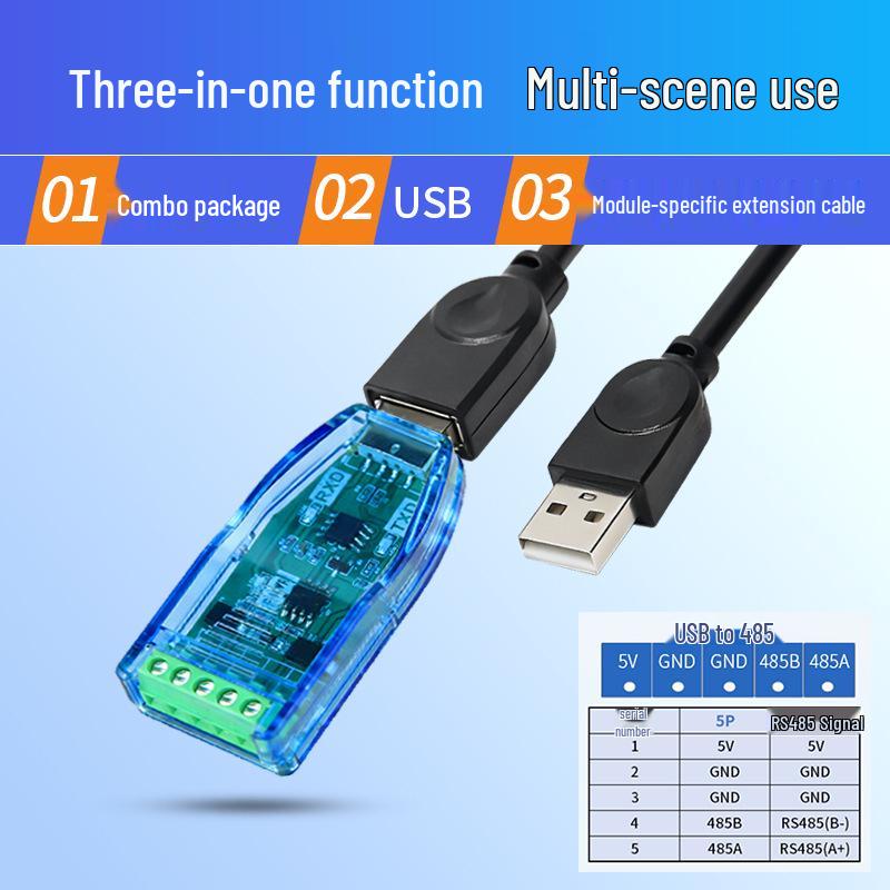 USB zu 485/232/422 Konvertermodul: Serieller Port-Debugger in Industriequalität für Laptops