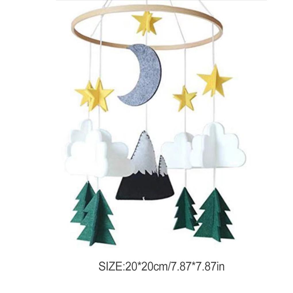Clouds Wind Chime Handmade Infant Decoration Hanging Decor Wall Pendant Nursery Baby Gift Decorations Photography