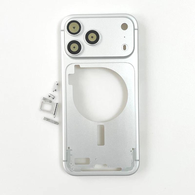 Pro iPhone 17 Pro Střední rámeček Rámeček Pouzdro Boční tlačítko Šasi Opravné náhradní díly
