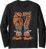 Basketball 67 Six Seven Funny Gen Alpha Meme Drip Long Sleeve T-Shirt