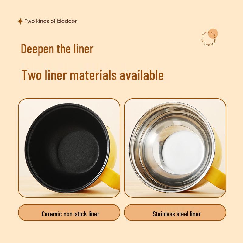 Mini multicooker electric multifuncțional: Gătește la abur și gătește pentru o persoană, Ideal pentru cămine