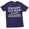 Men's Grumpy Old Man Club Grandpa T-shirt Funny Gift Papa Grandfather Pops Pop-pop Gift Shirt