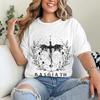 Basgiath War College Tshirt Trendy Dragon Fantasy Reader Bookish Tshirt Stylish Women Unisex Graphic Reading Tee Shirt