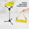 Aluminum Zinc Zinc Alloy Tripod Stool Folding Chair Stable Adjustable Hiking Chair  Travel