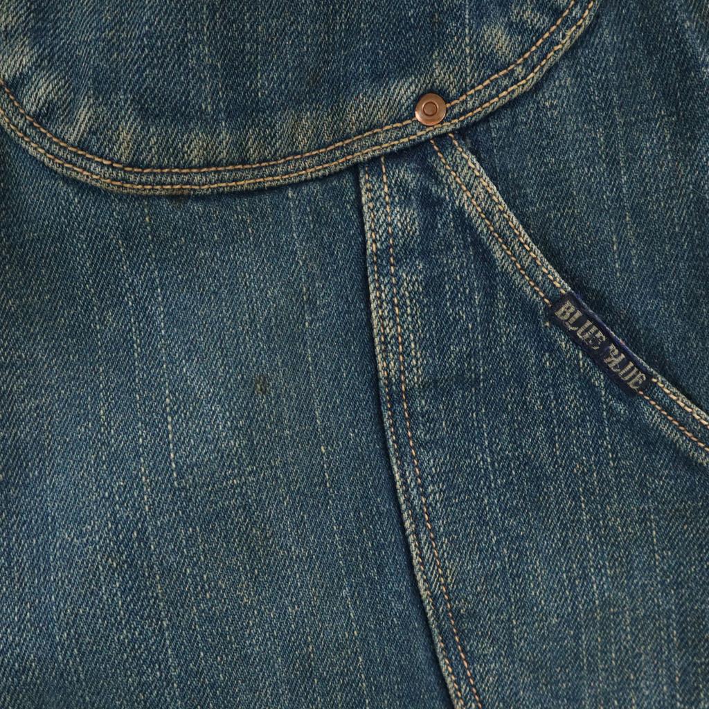 Blue Blue Made In Japan Boot Cut Denim Painter Pants W30 Wash Blue Women Used