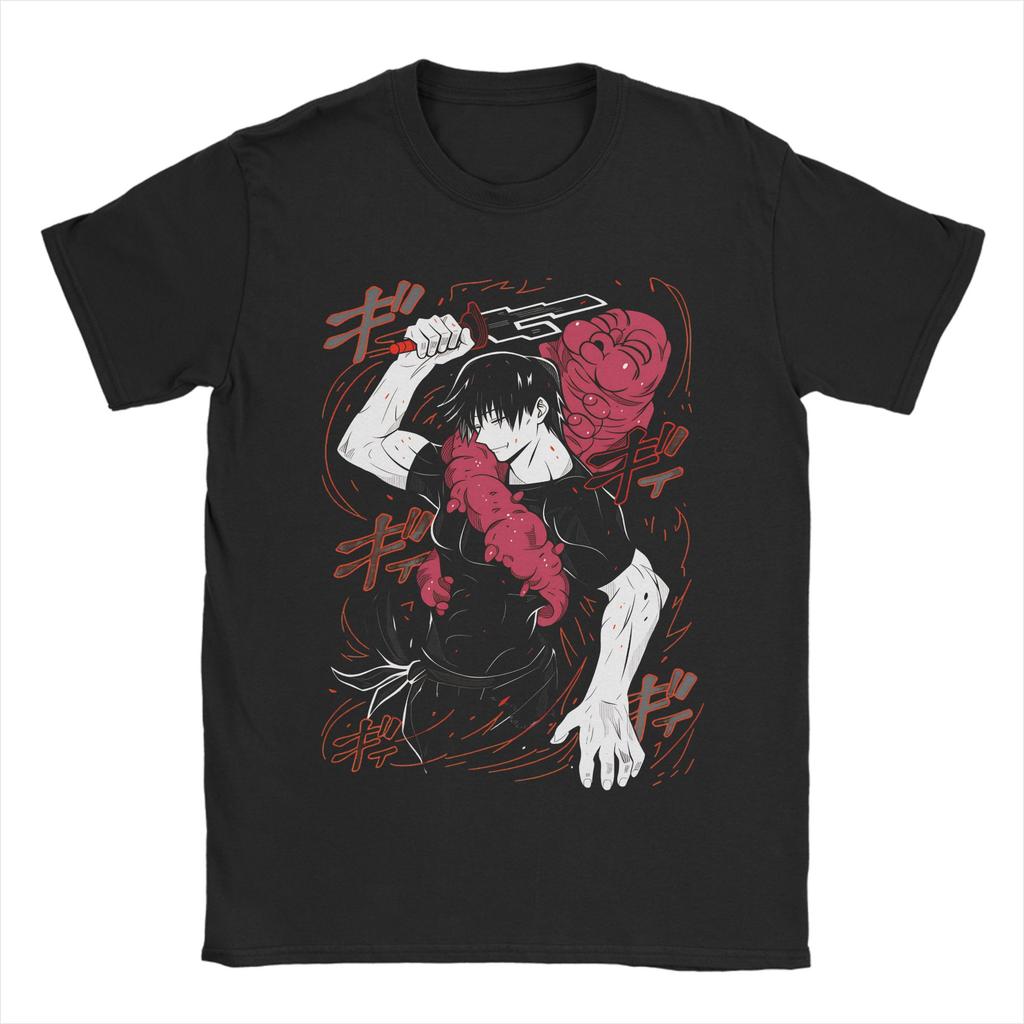 Toji Fushiguro JJK Anime Cotton T Shirt For Couple Beach T Shirts O Neck Trendy Cool Tee Shirt Oversized Hot Sale Clothes