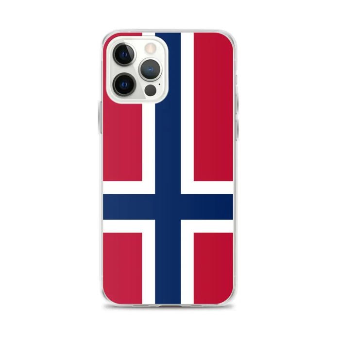 Coque Télephone Drapeau Svalbard et de Jan Mayen officiel – iPhone 12 Pro Max