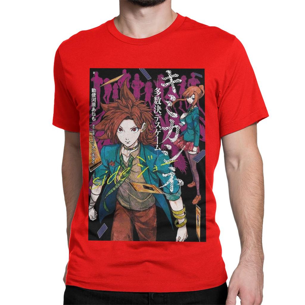 Horror Game YTTD Anime for Men Women T Shirt Your Turn To Die Humor Tees Short Sleeve T-Shirt 100% Cotton Printing Clothes