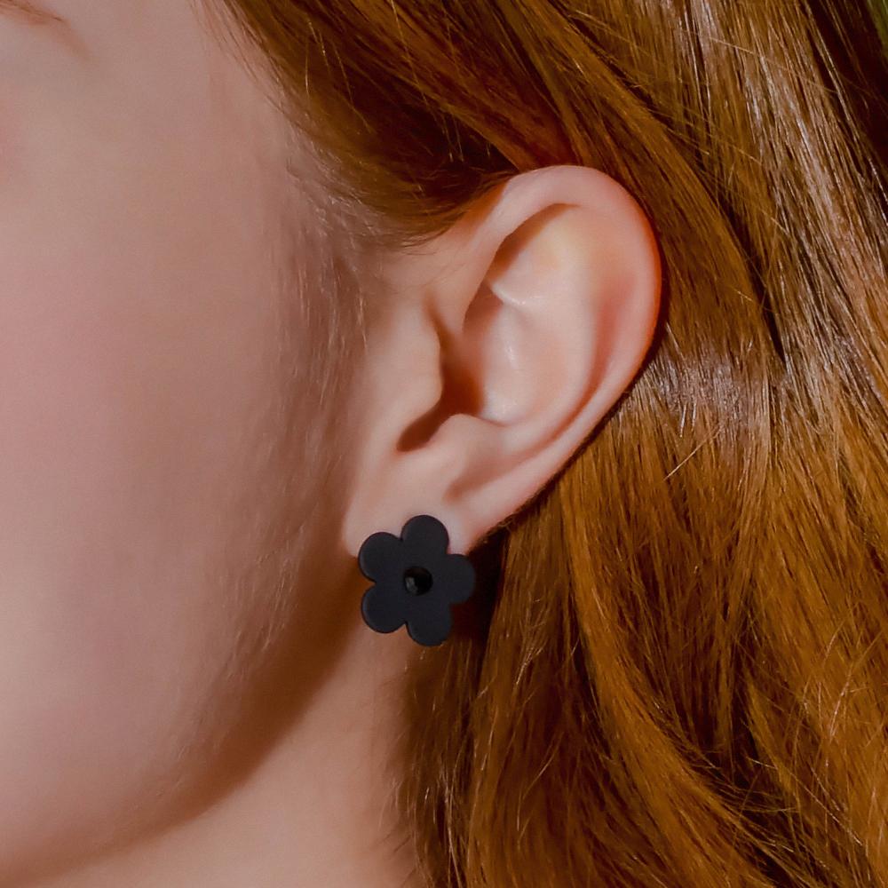 Pear Blossom Stone Stud Earrings