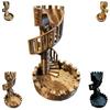 Clear Dice Tower Castle Dice Tower Game Props Ornaments Decompression Toys 5Pcs Dice Included Perfect Ancient Roman Castle Them