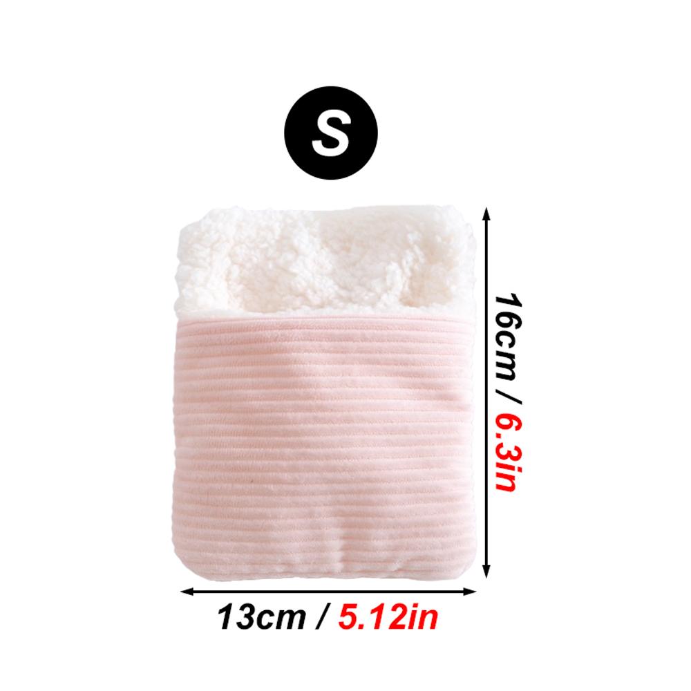 

1PC Warm Winter Autumn Hanging Sleeping Bag Soft Thick Plush Swing Bed for Pet Small Animals Hamster Sugar Glider Cage Hide Bag