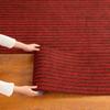 DIY Self-Adhesive Carpet Striped Pattern Repeatedly Washed Peel and Stick Mat Nano-Absorption Cat Scratching Mat Kitchen Door