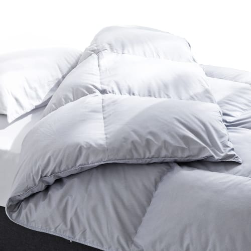 Showa Nishikawa Down Comforter, Made In Japan, 85% White Duck Down, 1.2kg, Plenty of Down, 350 Down Power, Winter Comforter, 3D Quilting, Single/Long,