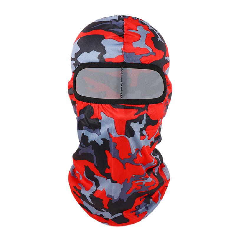Motorcykel Cykel Vindtæt Ansigtsmaske Camouflage Fiskeri Halsrør Åndbar UV Solbeskyttelse Cykling Ansigtsmaske