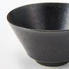 MUJI Mino ware rice black in diameter 83993528 bowl, glaze, approx. 12.7cm