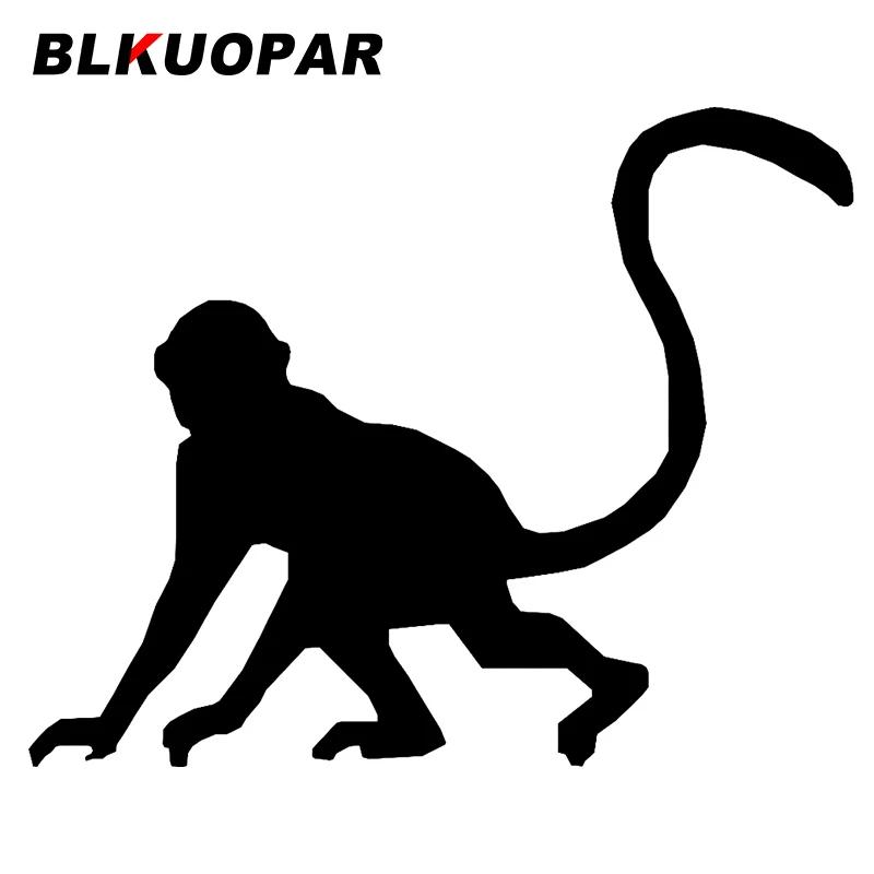 BLKUOPAR For Monkey Silhouette Clipart Car Stickers Creative Personality Decals Refrigerator Helmet Decor Car Label DIY
