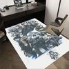 1pc Sons of Anarchy Themed Office Carpet Chair Mats - Durable Polyester Rug for Home Theater, Office, Dorm Room Decor - tA41