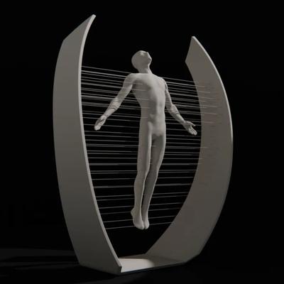 Nya Vita 3D Bortom Återfödelse Ornament Lyx Moderna Hängande Pojkar Flickor Konst Hantverk Kontor Sovrum Hemdekorationer