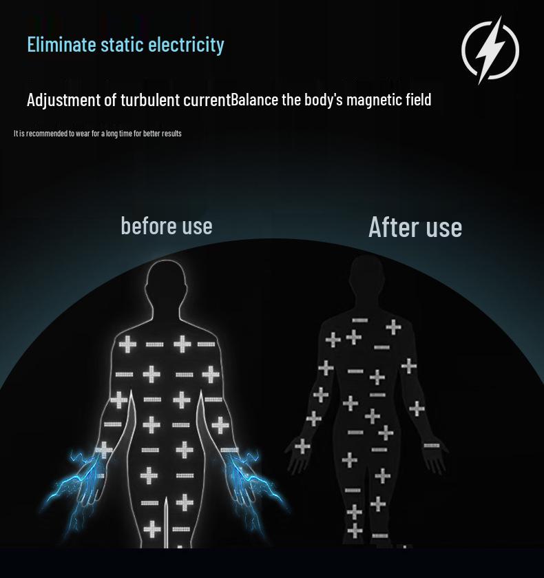 Universal Wireless Anti-static Wristband for Static Electricity Elimination, Suitable for Men, Women, and Children