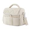 Borsa termica per il pranzo alla moda in nylon trapuntato - Portapranzo impermeabile per impiegati