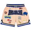 NEW Summer BROOK LYN Y2K Graphic Print Basketball Shorts Men's Casual Quick-dry Beach Shorts Comfy Relaxed-Fit Flexible Shorts