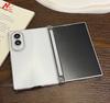 Prabangus skaidrus akrilinis vyrių apsauginis dėklas, skirtas Samsung Galaxy Z Fold 8 7 6 5 4 Fold8, itin skaidrus kietas PC smūgiams atsparus dangtelis