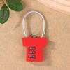 3 Digit Zinc Alloy Password Lock Steel Wire Security Lock Suitcase Luggage Anti-Theft Coded Lock Cupboard Cabinet Locker Padlock