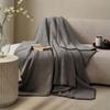 Cozy Knit Velvet Blanket & Shawl - Thick, Warm Cover for Sofa or Office