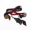 1Pcs Car Electric Appliance Socket Car Cigarette Lighter Power Socket 12V-24V Dc Female Extension Cord With 20A Fuse