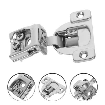 1Set American Style Cabinet Hinge Stainless Steel Kitchen Full Overlay Soft Close Buffering Concealed Door Hinge Replacement