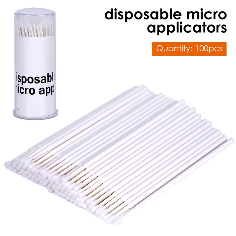 100Pcs Disposable Interdental Micro Brush Dentist Use Medicine Brushes 4 Sizes Soft Head Dental Floss Tool Teeth Whitening