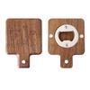 Bottle Opener Magnetic Cartoon Pattern Manual Wooden Hanging Hole Refrigerator Paste Beer Opener Kitchen Gadgets