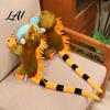 Realistisches Reptil Plüschtier Leguan Plüschtier 80cm Lebensechtes Eidechsen Stofftier mit Weichem Plüschfell Langer Schwanz Dekoration Neuheit Schreibtisch Dekoration Sammlerstück