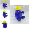 Grimace Shake Yellow Hat Plush Toy Cartoon Animal Design 18cm Height Customizable