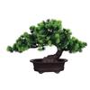 Pino Bonsái Artificial No Requiere Riego ni Luz Solar Nunca Marchita Todas las Estaciones Árbol Artificial Decoración Bonsái para Escritorio de Sala de Estar (Larga vida