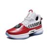 Li Ning WOW 7 Way Of Wade 7 Uptown Amortiguación Antideslizante Caña Baja Zapatillas de Baloncesto de Rendimiento para Hombre Blanco Rojo Negro ABAN079-2