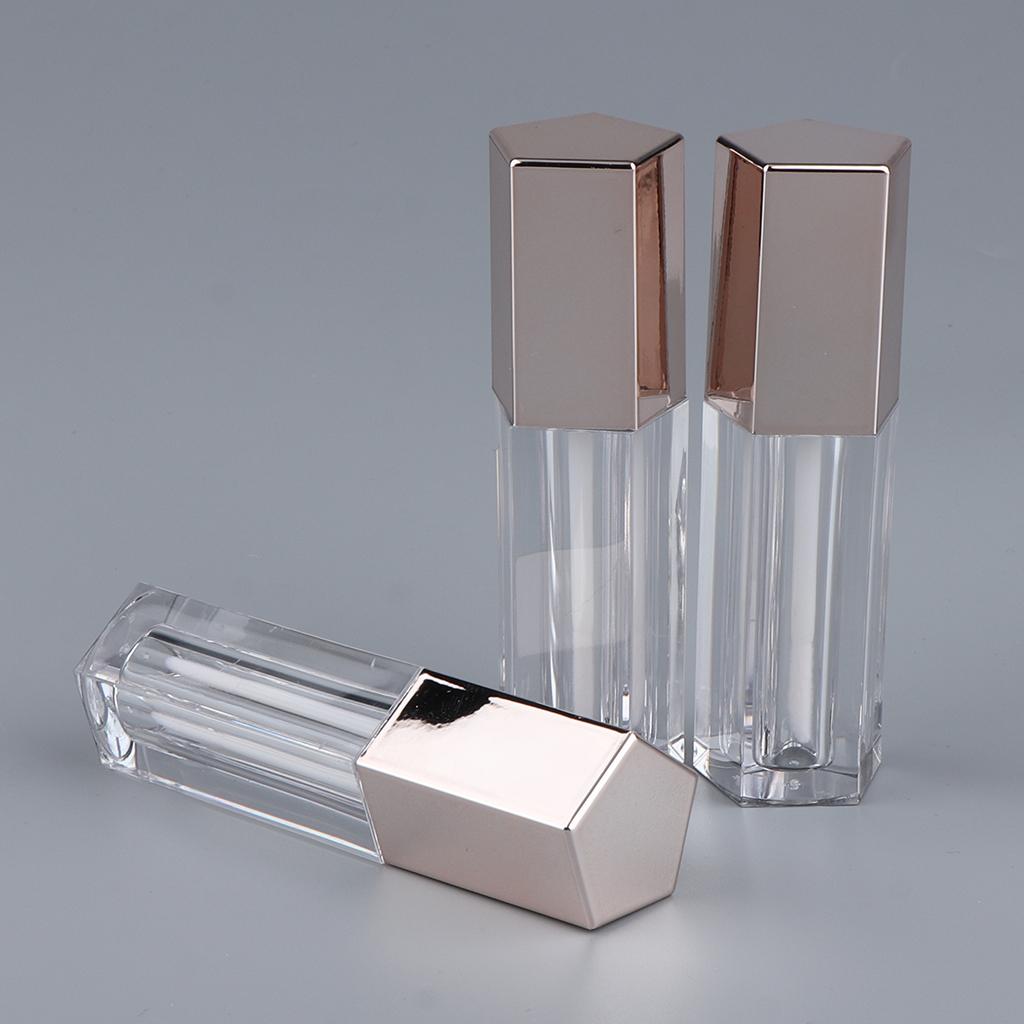 6pcs 5ml Plastic Refillable Cosmetic Tubes Bottle For DIY Balm Oil