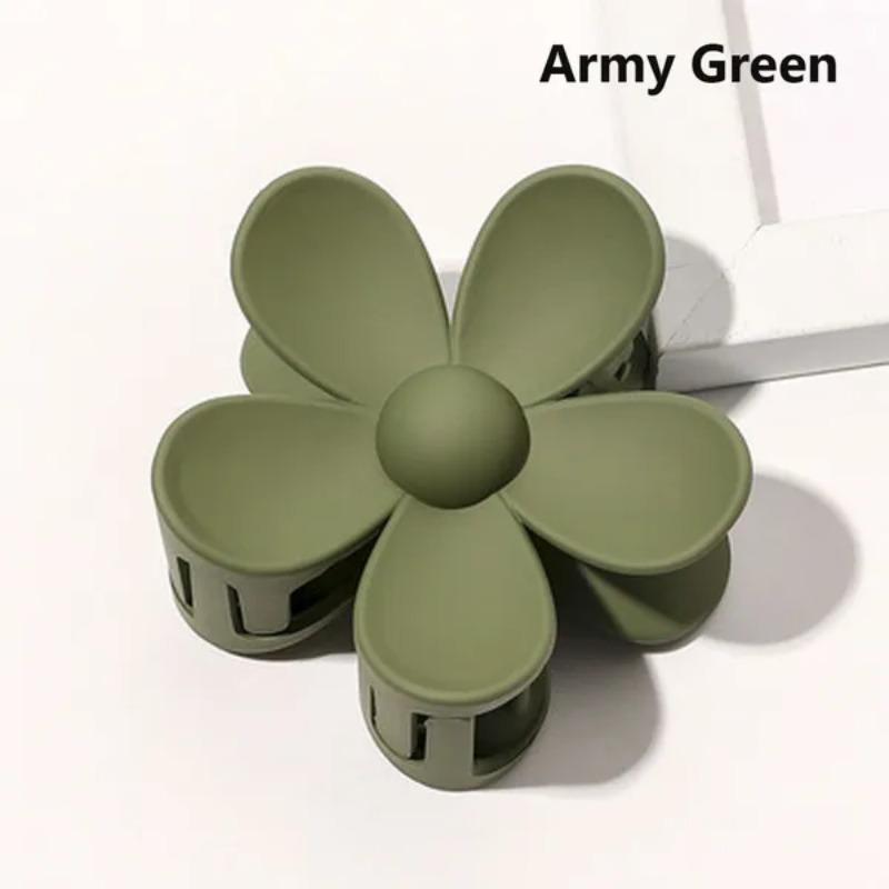 1 Pc Women Fashion Flower Hair Claws Acrylic Hairdressing Hair Clip Hair Accessories