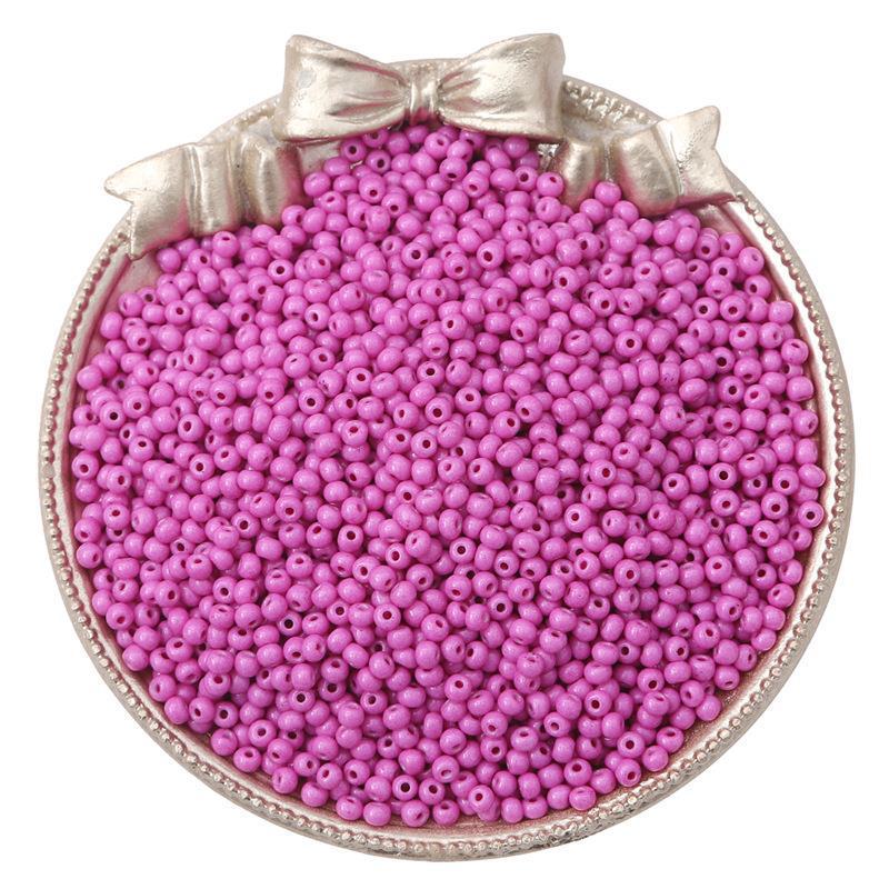 "2/3mm Solid Color Glass Rice Beads for Handmade DIY Jewelry: Bracelets & Necklaces"