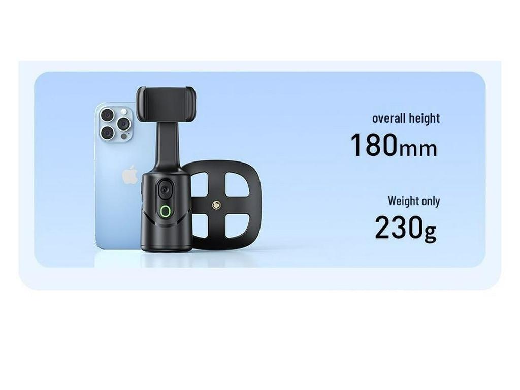 360°-Gesichtsverfolgungsgimbal: Intelligenter Anti-Wackel-Stabilisator für Mobiltelefone & Live-Streaming