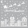 Creative Christmas Decorations, Electrostatic Stickers, Shop Window Decorations, Christmas Decorative Glass Stickers