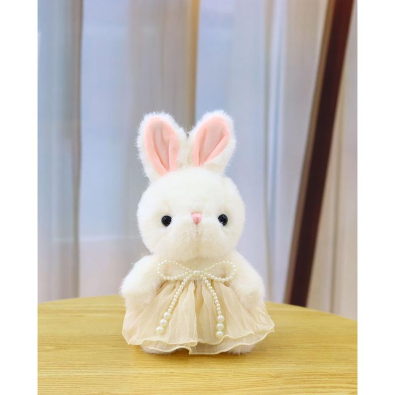 Gauze Skirt Rabbit Doll Plush Toy Rag Doll Cartoon 8-inch Claw Machine Doll Giving Gifts To Classmates