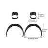 Carbon Fiber Modified For Renault Clio 4 2013-2018 Car Air Conditioner Vent Outlet Sticker Trim Cover Auto Interior Accessories