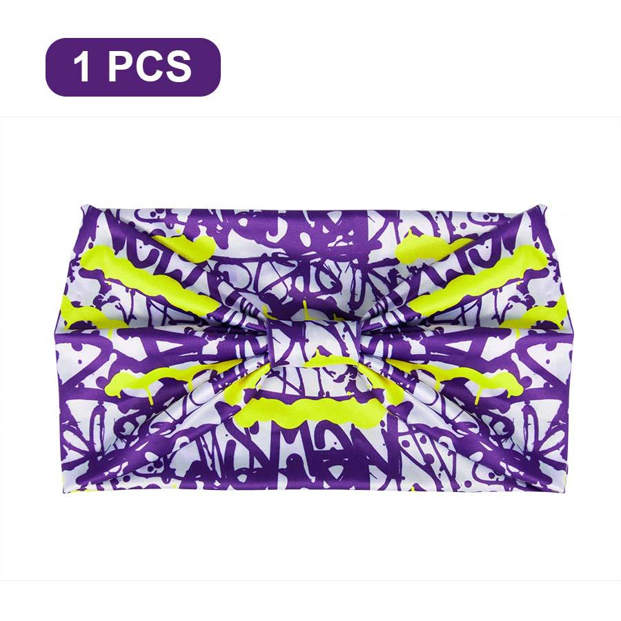 

Women s Cross Punk Graffiti Sweat-Wicking Yoga and Cycling Headband