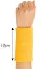 HATAS Wristband Knit Pile 12cm Yellow Set of 2 359