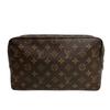 M47522 Monogram Pattern Monogram Truth Cracking Ty 28 Clutch Bag Brown Monogram Mens Used
